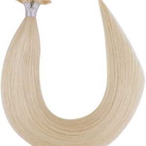Extensions de cheveux pré-collées FH Fashion U Tip, couleur blond clair 613, aspect élégant - Product Image 4