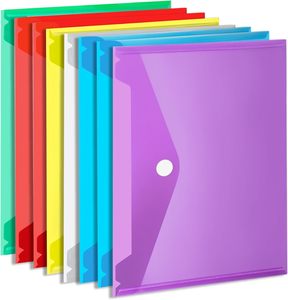8 pz A4 buste <span class=keywords><strong>e</strong></span> cartelle in plastica pg Pattern scatola in Poly porta porta documenti per documenti <span class=keywords><strong>e</strong></span> File - Product Image 1