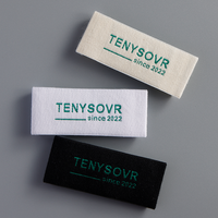 Offre Spéciale de machine d'impression de logo d'étiquettes de vêtement en satin tissées personnalisées en gros