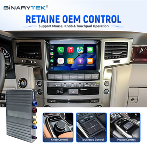 Módulo de Interfaz de Video Android CarPlay 8+128G, Actualización de Pantalla OEM, Caja Multimedia para Lexus LX570 2013-2015, <span class=keywords><strong>Netflix</strong></span>, YouTube, GPS - Product Image 4