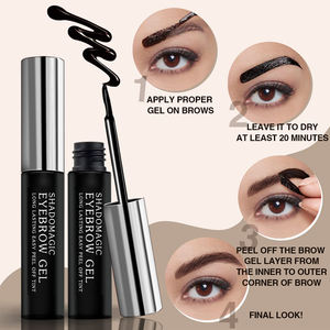 Teinture pour sourcils liquide <span class=keywords><strong>semi</strong></span>-permanente imperméable à l'eau, teinte brune pelable personnalisée, gel <span class=keywords><strong>mascara</strong></span> pour peaux sensibles - Product Image 6