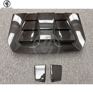 New Dry Carbon Fiber Front Hood <b>Bonnet</b> for Huracan EVO-Black Glossy Twill Weave Accurate 1:1 Fitment - Product Image 6
