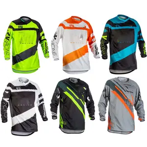 Langarm Moto Fahrrad Radfahren Enduro Downhill T-Shirt MTB Rennhemd Camiseta Motocross MX Mountainbike Kleidung Trikot