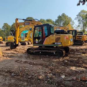 Excavatrice Sany d'occasion en bon état, marque chinoise, faible nombre d'heures de travail, 13 tonnes, Sany Sy 135, excavatrice d'occasion à bas prix à vendre - Product Image 2