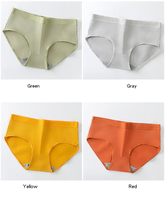 Pantis de Alta Calidad para Uso Diario para Dama, Bragas de Cintura Media, Ropa Interior de Color Sólido para Mujeres y Chicas