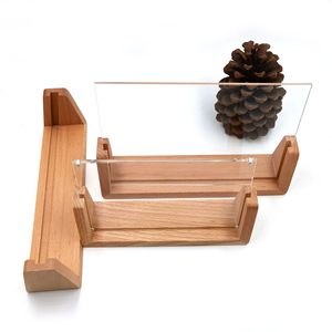 Cornice per foto in legno massello a forma di U, - Product Image 3