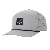 Logotipo personalizado de alta calidad 7 paneles papá sombrero poliéster deporte OEM bordado láser corte agujero gorra de béisbol