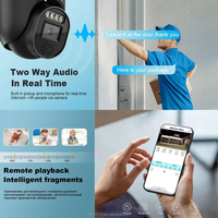 Caméra IP Dôme Métallique POE 4K 8MP Noire avec Vision Nocturne Couleur Intégrale via Application Xmeye, IP66, pour Sécurité Extérieure Domicile et Entreprise, Caméra CCTV POE