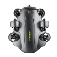 Camoro Mini Rov Drone sous-marin de plongée VR Robot sous-marin avec caméra 4K 14400mah 6000 Lumen pour l'inspection et le sauvetage