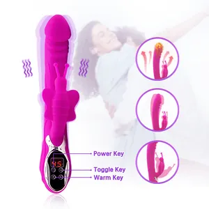 Le dernier vibrateur papillon peut ajuster et contrôler à distance les jouets sexuels pour stimuler le massage du pénis du vibrateur féminin