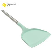 Spatule en silicone de haute qualité pour la cuisine domestique Restaurant avec poignée en acier inoxydable
