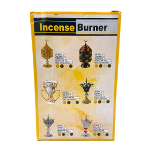 Bruciatore di Incenso Elettrico in Metallo Dorato, Design di Lusso Moderno per Decorazioni del Ramadan, Eventi, Feste e Matrimoni - Product Image 5