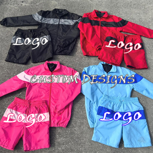 Conjunto de Chándal Personalizado de Verano para Hombre de Poliéster Impermeable Cortavientos con Cremallera Tallas Grandes Estampado - Product Image 5
