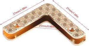 Pastlla Pcs Metal Purse <b>Corner</b> Bags Handbags Clip Edges Bag <b>Corner</b> Clip <b>Corner</b> Decorative Protector Cover Bag Hardware Accessori - Product Image 2