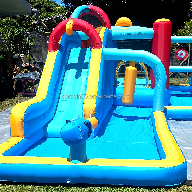 Grosir air tiup raksasa anak-anak PVC populer luar ruangan bayi kolam renang tiup untuk tempat bermain pesta ulang tahun anak-anak