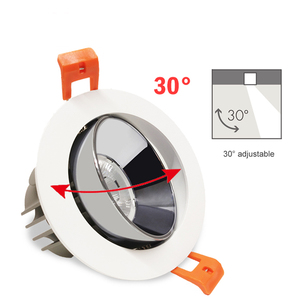 Downlight LED Ajustable Antideslumbrante para Interiores, de Aluminio COB, con Recorte de 90 mm, 12W 15W - Product Image 4