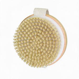 Household Handheld <b>Round</b> Bath <b>Brush</b> and With Waterproof Gasket for Both Wet and Dry Use - Product Image 1