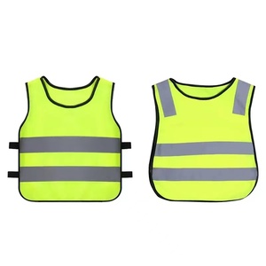 High Visibility Portable Pullover <strong>Vest</strong> for Kids Breathable Fluorescent Reflective Child Safety <strong>Vest</strong> with Custom Logo <strong>Support</strong> - Product Image 2