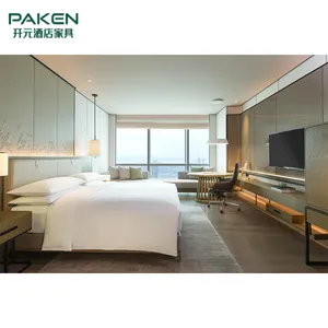 Paken personalizado moderno de 3-5 estrellas veneciano laminado hotel muebles de la Sala