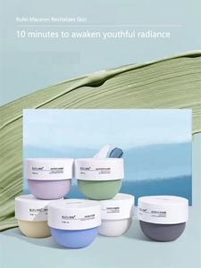 RUFEI Macaron terapi peremajaan kulit, Set masker wajah perawatan kulit, masker wajah lumpur warna-warni untuk manajemen acak warna kulit - Product Image 6