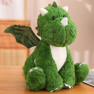 Couverture de dinosaure avec peluche de <span class=keywords><strong>dragon</strong></span> douce 2 en 1, animaux en peluche de dinosaure comprenant un œuf, poupée en peluche pour enfants, cadeaux - Product Image 3