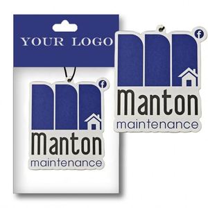 Muestras Gratis, Ambientador de Papel para Auto con Logotipo Personalizado, Todas las Fragancias - Product Image 2
