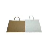 Sac de courses en papier kraft personnalisé écologique avec poignées à cordon, sac cadeau biodégradable, fabricant d'emballages à faible MOQ