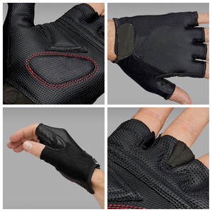 Guantes Deportivos Transpirables de Medio Dedo para Hombre y Mujer, de Cuero, para Gimnasio, Fisicoculturismo, Entrenamiento, Antideslizantes, para Ciclismo al Aire Libre - Product Image 2