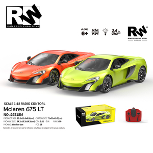Voiture télécommandée haute vitesse sous licence RW JFY, modèle McLaren <span class=keywords><strong>675</strong></span> <span class=keywords><strong>LT</strong></span>, 1/18, 2.4 GHz, 4 canaux, jouet pour garçons et filles. - Product Image 1