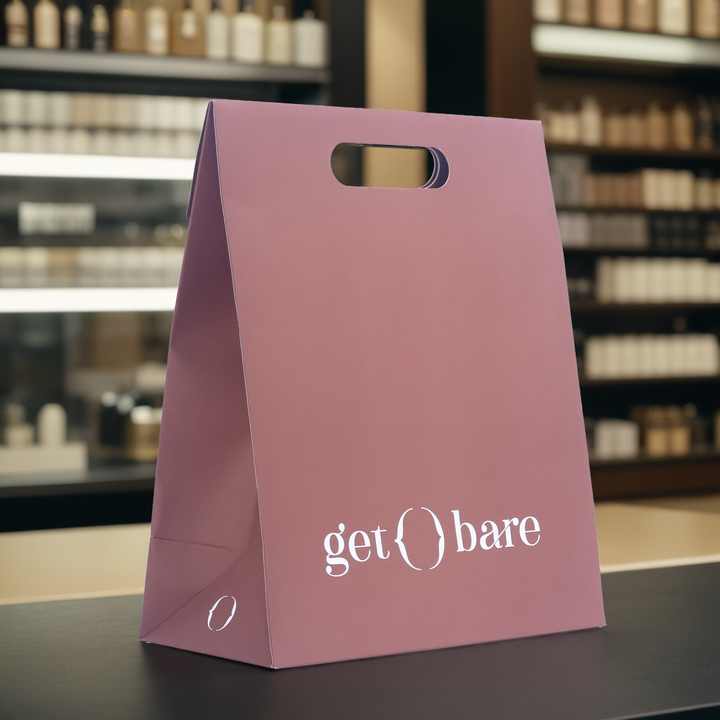 Luxury Die Cut Handles Design Shopping Packaging Custom Gift Make up ...