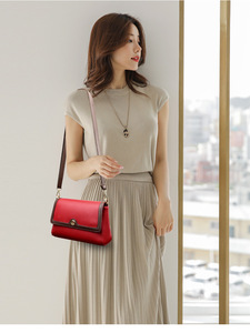 Bolso de Cuero PU Vintage para Mujer, Bolso de Mano Cuadrado de Moda, Bolsos de Hombro de Gran Capacidad para Mujer - Product Image 2