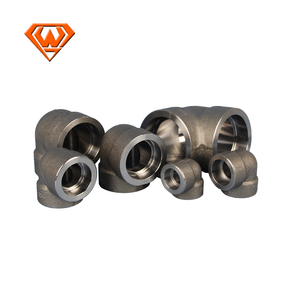 45 độ khuỷu tay thép carbon giả mạo phụ kiện <span class=keywords><strong>ANSI</strong></span> <span class=keywords><strong>b16.11</strong></span> ASTM tiêu chuẩn NPT Nữ kết nối NPT/BSP cho khuỷu tay - Product Image 3