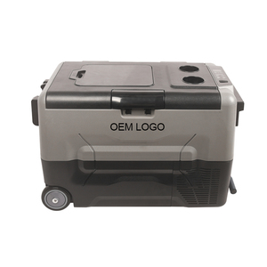 Freezer Portabel 12V 24V 220V 45L Kulkas Mini Freezer untuk Mobil Freezer Kulkas Perkemahan Luar Ruangan Karavan Camping - Product Image 2