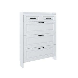 Legno moderno bianco 46 paia di <span class=keywords><strong>scarpiere</strong></span> portaoggetti casa <span class=keywords><strong>scarpiere</strong></span> a 3 livelli - Product Image 4
