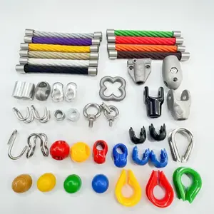 Connecteur de fixations de corde de terrain de jeu de filet d'escalade Jiayi/accessoires/joint de tuyau