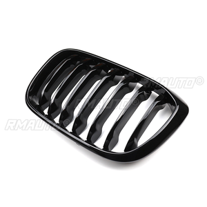 Pour BMW X3 G01 X4 G02 2018 2019 2020 2021 : Calandre avant simple ligne noir brillant pour pare-chocs, pièces de rechange - Product Image 4