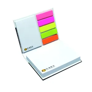 Newest design white hard cover pad sticky note