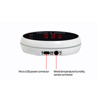 Tuya Smart sans fil WIFI hygromètre thermomètre avec sonde externe capteur température humidité alarme détecteur