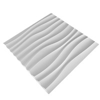 Autocollant mural 3D stéréo en PVC imperméable pour fond de télévision et design d'espace de réception d'entreprise