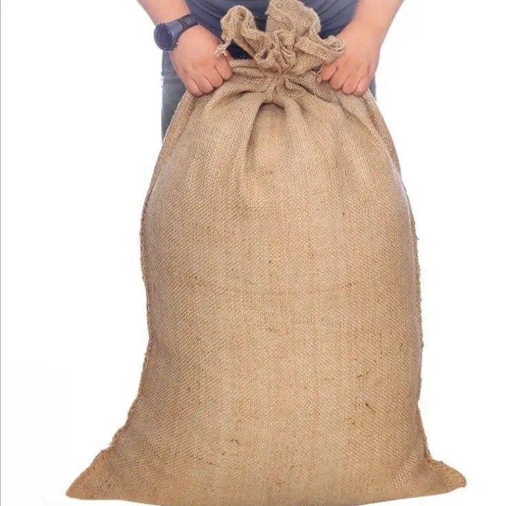 Bolsa de arpillera de café de alta resistencia, tamaño personalizable, Control de inundación
