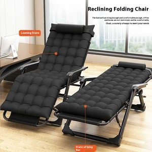 Sedia a Sdraio Pieghevole Reclinabile Moon Chair, Arredo da Esterno Portatile in Metallo, Sedia da <span class=keywords><strong>Spiaggia</strong></span> in Tessuto Oxford <span class=keywords><strong>per</strong></span> Giardino e Parco - Product Image 2