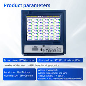 48채널 실시간 USB 데이터 로거 압력 유량 온도 센서 다채널 데이터로거 소프트웨어 포함 RS485 알람 - Product Image 2