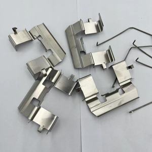 Antirumore anteriore e le clip si adattano alle pillole dei freni D1608 Kit di riparazione parti del freno automatico in acciaio inossidabile per ACURA 45022-SFE-J20 - Product Image 5