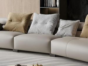 Sofás para Sala de Estar, Sofá Josie de Diseño Italiano Minimalista, Diseño Creativo, Elegante y Estilizado, Sensación de Comodidad al Sentarse y Reclinarse - Product Image 2
