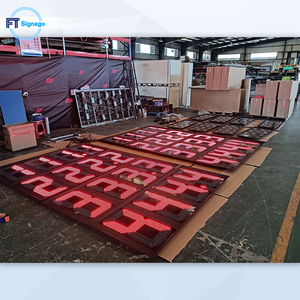 Insegna Digitale Impermeabile per Prezzi Carburante, Display <span class=keywords><strong>LED</strong></span> a 7 Segmenti per Esterni, Tabellone Prezzi - Product Image 4