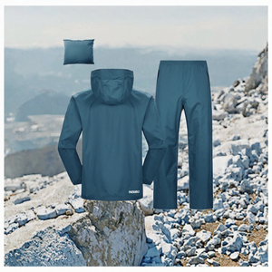 Conjunto de Chaqueta y Pantalones Impermeables para Hombre, Ligeros, Resistentes al Viento, para Senderismo y Actividades al Aire Libre - Product Image 3