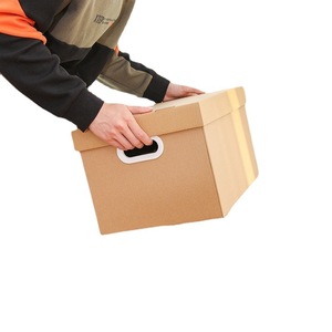Boîtes de déménagement en carton imprimées en couleur personnalisées, grande taille 600 <span class=keywords><strong>x</strong></span> 400 <span class=keywords><strong>x</strong></span> 400, boîte en papier avec logo pour le déménagement - Product Image 2