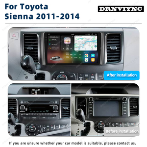 Radio para Auto 7870 2K Android 13 con Pantalla Táctil, Reproductor de Video Estéreo, Carplay, GPS, DSP, Sistema Multimedia para Toyota <span class=keywords><strong>Sienna</strong></span> 2011 - 2014 - Product Image 4
