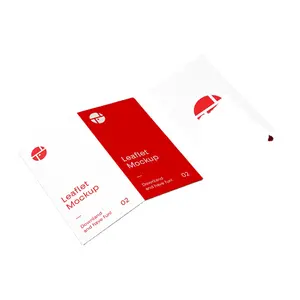 Impresión de logotipo de papel revestido Premium personalizado Folleto plegable Catálogo Folleto Manual de instrucciones Impresión de folletos