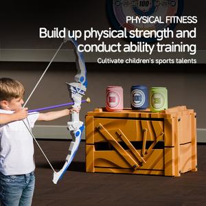 Ensemble de Jouets d'Activités Sportives pour Enfants, <span class=keywords><strong>Arc</strong></span> <span class=keywords><strong>et</strong></span> Flèches avec Cible de Tir à l'<span class=keywords><strong>Arc</strong></span>, Jeux de Plein Air pour Enfants - Product Image 4